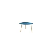 Leitmotiv Ovoid Sidetable Ijzer/Enamel 56 x 50 x 37 cm - Blauw