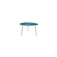 Leitmotiv Ovoid Sidetable Ijzer/Enamel 64 x 58 x 42 cm - Blauw