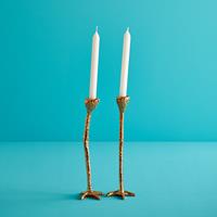 Jasmin Djerzic kandelaar Long Legs goud set van 2