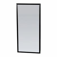 Sanitop Spiegel Topa Silhouette 40x80x2.5 cm Aluminium Zwart 
