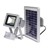 Solarspot met bewegingsmelder 10 W Neutraal wit as - Schwabe 46978 Grijs