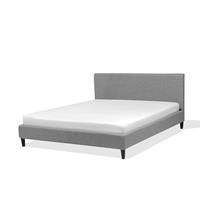 FITOU Tweepersoonsbed Grijs Polyester 160x200