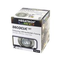 megatron Einbauleuchte LED GU10, GU5.3 6W Eisen (gebürstet)