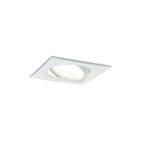 Paulmann,LED Einbaustrahler Nova eckig 1x6,5W Weiß matt schwenkbar 3-Stufen-dimmbar