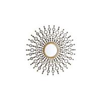 Beliani BLOIS Wandspiegel Goud Glas