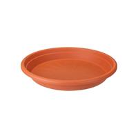 Elho 5 stuks Universele schotel rond 17cm terra