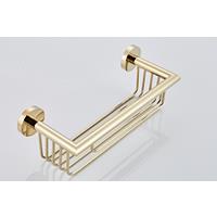 saniclear Dorado shampoo houder / doucherek 25cm goud