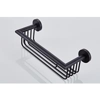 saniclear Nero badrek / doucherek 25cm mat zwart