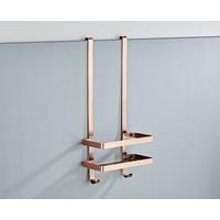 saniclear Copper doucherek / shampoohouder 52cm geborsteld koper