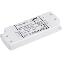 selfelectronics Self Electronics SLT15-12VF-2S LED-transformator, LED-driver Constante spanning 15 W 1.25 A 12 V/DC Montage op ontvlambare oppervlakken, Niet dimbaar,