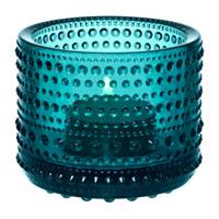 Iittala Windlicht seeblau 64mm Kastehelmi