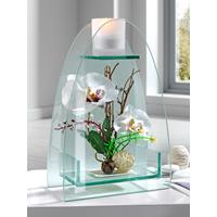 I.GE.A. Kunstplant Orchidee met waxinelichthouder 23x15 cm