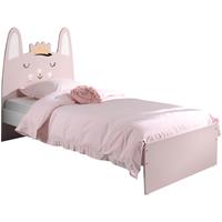 vipack bed Rabbit - wit/roze - 204x121x99 cm