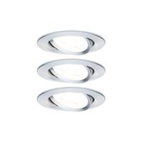 Paulmann Licht GmbH LED Einbauleuchte Nova Basisset schwenkbar rund 84mm 50°