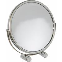 Make up spiegeltje op standaard 18.5 cm Zilver