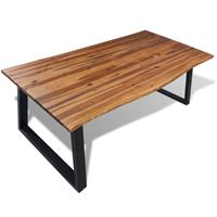 vidaXL Esstisch Akazienholz Massiv 200 x 90 cm Braun