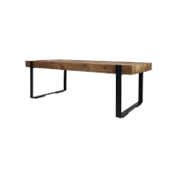 Henk_schram_meubelen salontafel Norton - naturel/zwart - 130x60x45 cm