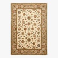THEKO Wollen kleed Royal Ziegler 503 zuivere wol, handgetuft, oriënt-look, met randdessin