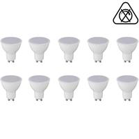 BES LED LED Spot 10 Pack - GU10 Fitting - 6W - Warm Wit 3000K