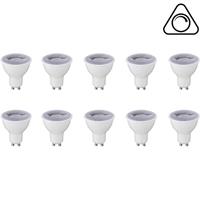 BES LED LED Spot 10 Pack - GU10 Fitting - Dimbaar - 6W - Warm Wit 3000K