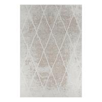 home24 Tom Tailor Teppich Fine Weiß/Cappuccino Rechteckig 140x200 cm (BxT) Modern Kunstfaser