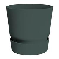 Elho Greenville rond 40 bloempot blad groen buiten dia. 39 x h 36,8 cm