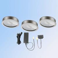 Evotec Cubic 68 warmwitte led-inbouwspot, 3 in een set