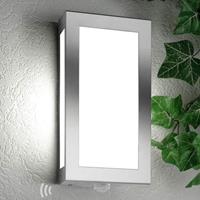 CMD Außenwandlampe Long aus Edelstahl mit Sensor