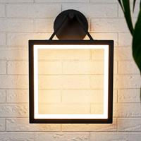 Lampenwelt.com Framevormige LED buitenwandlamp Mirco