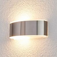 Lindby Chique buitenwandlamp Pacon van roestvrij staal