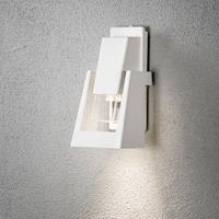 buitenlampenshop.nl Wandlamp Konstsmide Potenza 7979-250 mat wit 230V flush twinspot 27cm, GU10, max 6W