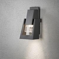 buitenlampenshop.nl Wandlamp Konstsmide Potenza 7979-370 antraciet 230V flush twinspot 27cm, GU10, max 6W