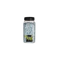 Marbles lichtblauw fles 1 kilogram - Mica Decorations