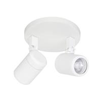 Spot Rain Wit IP44 2Lichts