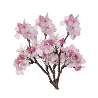 Bellatio 3x Roze kunstbloemen appelbloesem tak 36 cm Roze