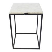 LOFT42 Marble Bijzettafel Vierkant 32x32x46