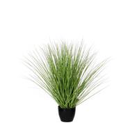 Mica Decorations Kunstgras/grasplant kunstplant groen in pot H50 x D40 cm - Kunstplanten