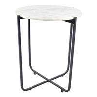 Loft42 Marble Bijzettafel Rond 55x45x45