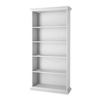 BÃ¼cherregal Â¦ weiÃŸ Â¦ MaÃŸe (cm): B: 96,2 H: 200,8 T: 36,6  - MÃ¶bel Kraft