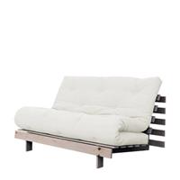 home24 Karup Design Schlafsofa Roots 140 I Cremeweiß Webstoff 140x83x105 cm mit Schlaffunktion