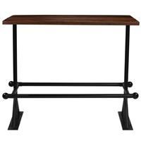 vidaXL Bartisch Altholz Massiv Dunkelbraun 150 x 70 x 107 cm Braun