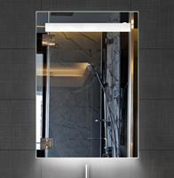 Lambinidesigns Ambi spiegel met LED verlichting en onderverlichting 58x80cm