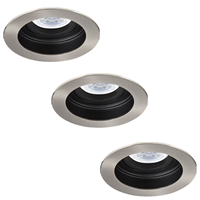 HOFTRONIC™ Set van 3 stuks Dimbare LED inbouwspot Mesa 5 Watt 2700K warm wit Kantelbaar