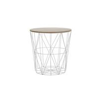 LANARK Bijzettafel Wit MDF