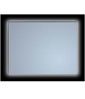 sanicare Spiegel Ambiance 80 cm. met "Warm White" leds (dimbaar met handsensor schakelaar) omlijsting chroom