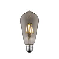 LED lamp Drop E27 6W 350Lm 2700K dimbaar - smoke