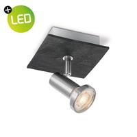 Home Sweet Home spot LED Stone mat staal 5,8W