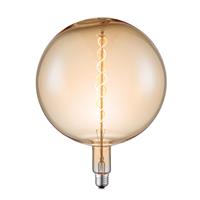 home sweet home LED lamp Globe spiral G260 6W 220Lm 2200K dimbaar - amber