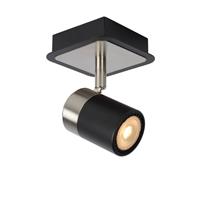 Lucide LENNERT - Plafondspot - LED Dimb. - GU10 - 1x5W 3000K - Zwart