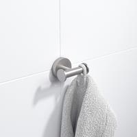 Ozean Eternal Handdoekhaak - dubbel - rond - RVS SW209309